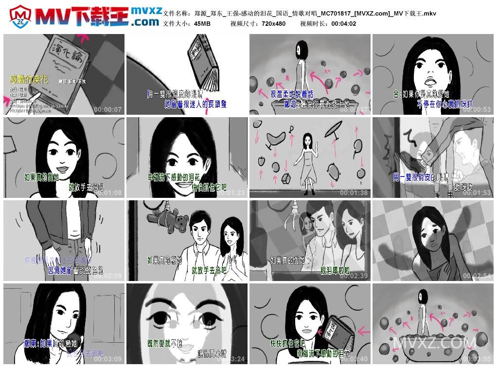 郑源_郑东_王强-感动的泪花_国语_情歌对唱_MC701817